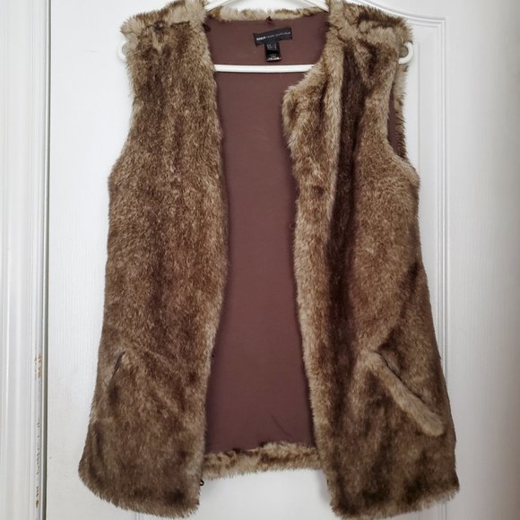 MANGO Olive Green Military Jacket + Faux Fur Vest - Picture 5 of 15